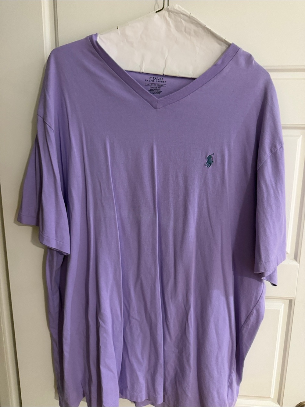 Polo by Ralph Lauren Lavender V-Neck Tee